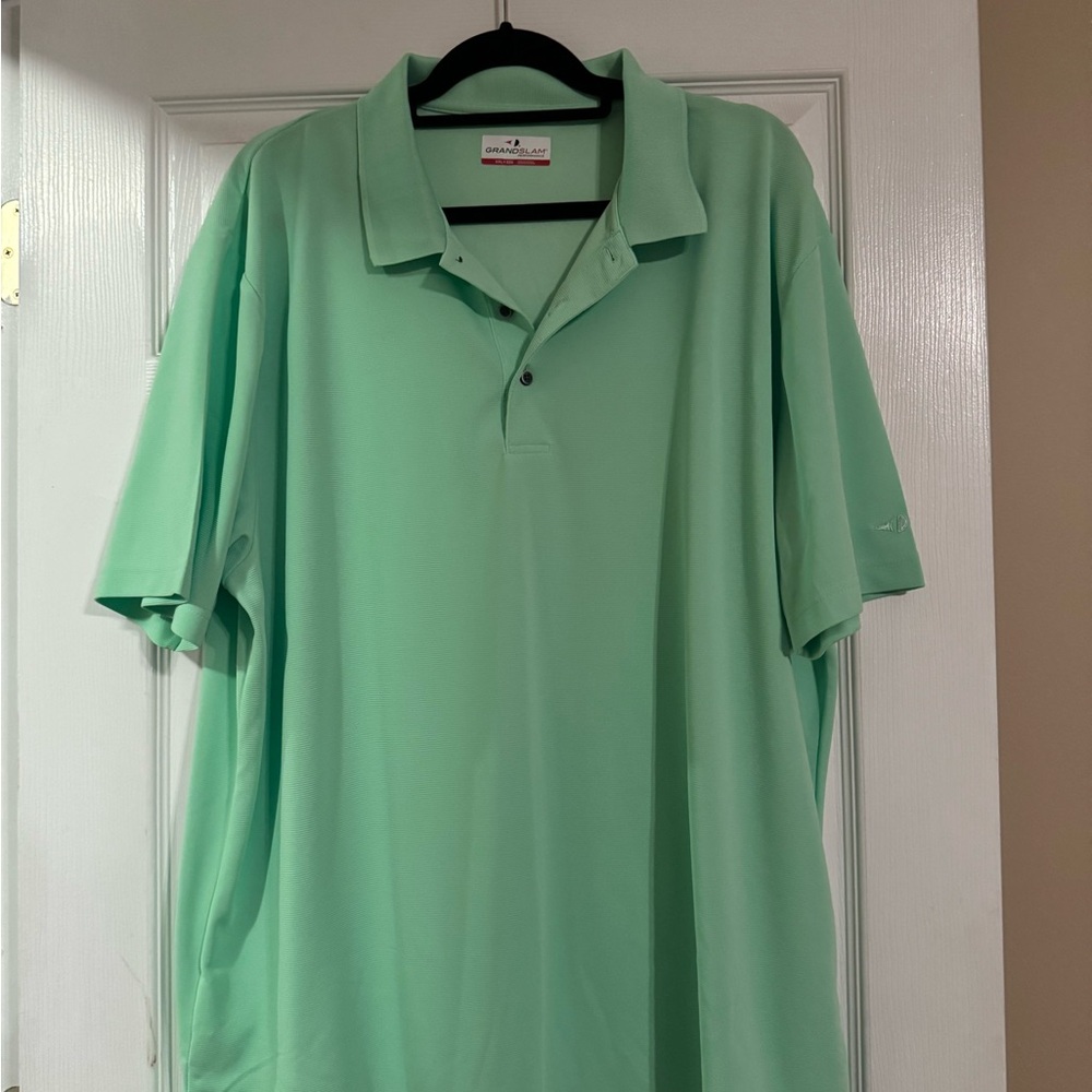 Grand Slam men’s green polo